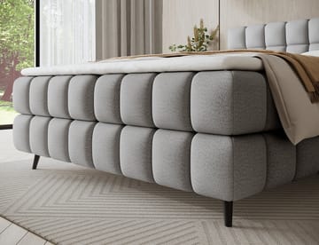 Sabeno Sängpaket Bubblig Kontinentalsäng med förvaring 140x200 cm - svart - Möbler - Säng - Kontinentalsäng