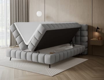 Sabeno Sängpaket Bubblig Kontinentalsäng med förvaring 140x200 cm - svart - Möbler - Säng - Kontinentalsäng