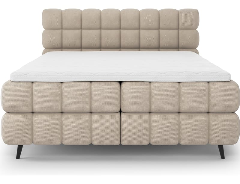 Sabeno Sängpaket Bubblig Kontinentalsäng med förvaring 140x200 cm - svart - Möbler - Säng - Kontinentalsäng