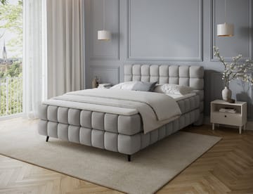 Sabeno Sängpaket Bubblig Kontinentalsäng med förvaring 140x200 cm - svart - Möbler - Säng - Kontinentalsäng