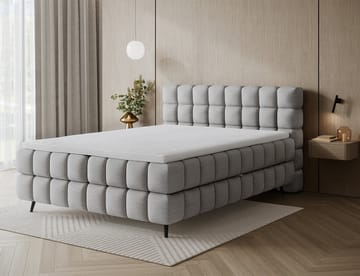 Sabeno Sängpaket Bubblig Kontinentalsäng med förvaring 140x200 cm - svart - Möbler - Säng - Kontinentalsäng