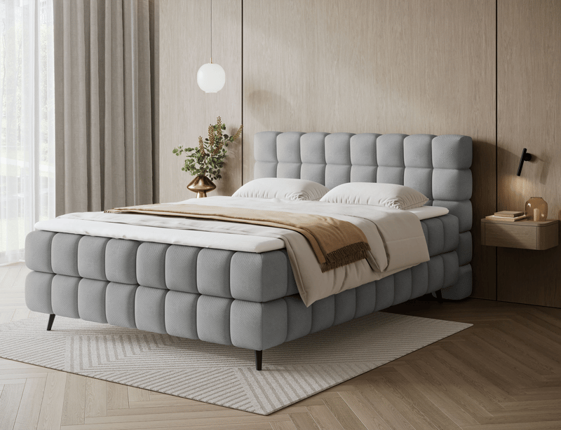 Sabeno Sängpaket Bubblig Kontinentalsäng med förvaring 180x200 cm - Calmora 04 - Möbler - Säng - Kontinentalsäng