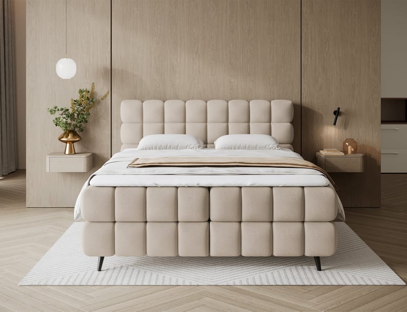 Sabeno Sängpaket Bubblig Kontinentalsäng med förvaring 180x200 cm - Calmora 18 - Möbler - Säng - Kontinentalsäng