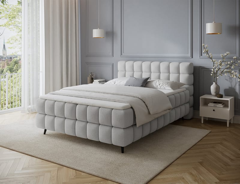 Sabeno Sängpaket Bubblig Kontinentalsäng med förvaring 180x200 cm - Tonall 03 - Möbler - Säng - Kontinentalsäng