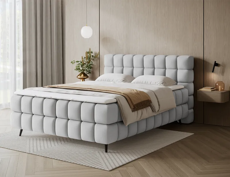 Sabeno Sängpaket Bubblig Kontinentalsäng med förvaring 180x200 cm - Tonall 03 - Möbler - Säng - Kontinentalsäng