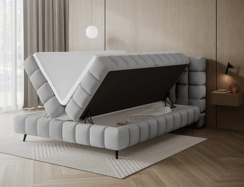 Sabeno Sängpaket Bubblig Kontinentalsäng med förvaring 180x200 cm - Tonall 03 - Möbler - Säng - Kontinentalsäng
