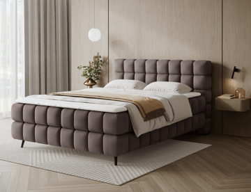 Sabeno Sängpaket Bubblig Kontinentalsäng med förvaring 180x200 cm - Tonall 22 - Möbler - Säng - Kontinentalsäng