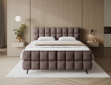 Sabeno Sängpaket Bubblig Kontinentalsäng med förvaring 180x200 cm - Tonall 22 - Möbler - Säng - Kontinentalsäng