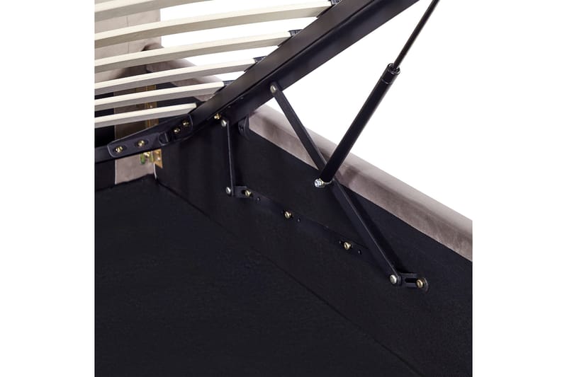 Saleux Sängram 140x200 cm - Taupe - Möbler - Säng - Sängram & sängstomme