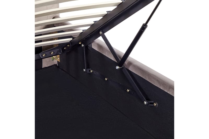 Saleux Sängram 140x200 cm - Taupe - Möbler - Säng - Sängram & sängstomme