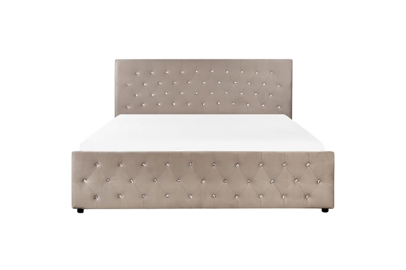 Saleux Sängram 180x200 cm - Taupe - Möbler - Säng - Sängram & sängstomme