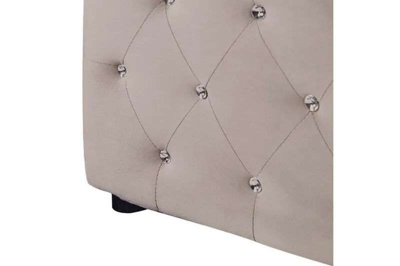 Saleux Sängram 180x200 cm - Taupe - Möbler - Säng - Sängram & sängstomme