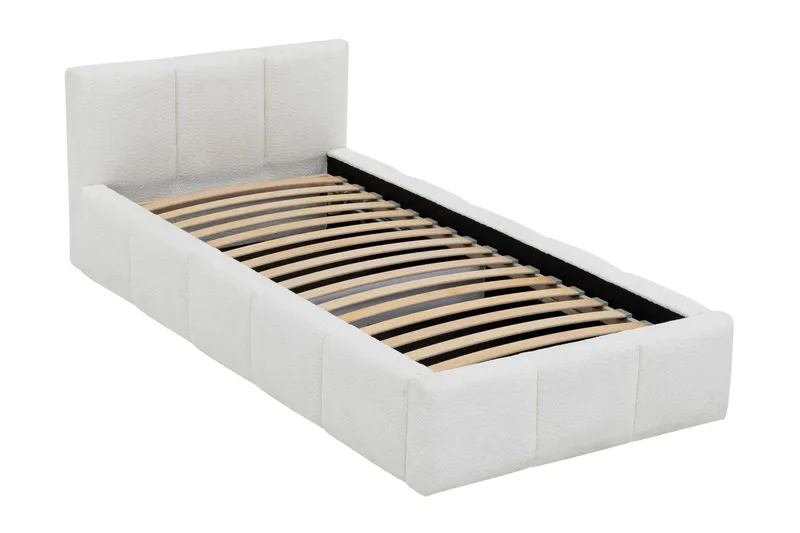 Salvenor Sängram med Förvaring 90x200 cm - Beige - Möbler - Säng - Sängram & sängstomme