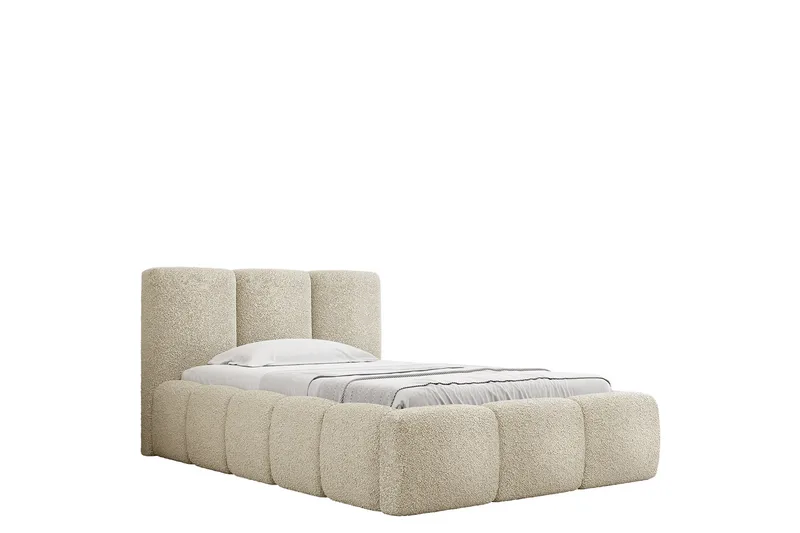 Salvenor Sängram med Förvaring 90x200 cm - Beige - Möbler - Säng - Sängram & sängstomme