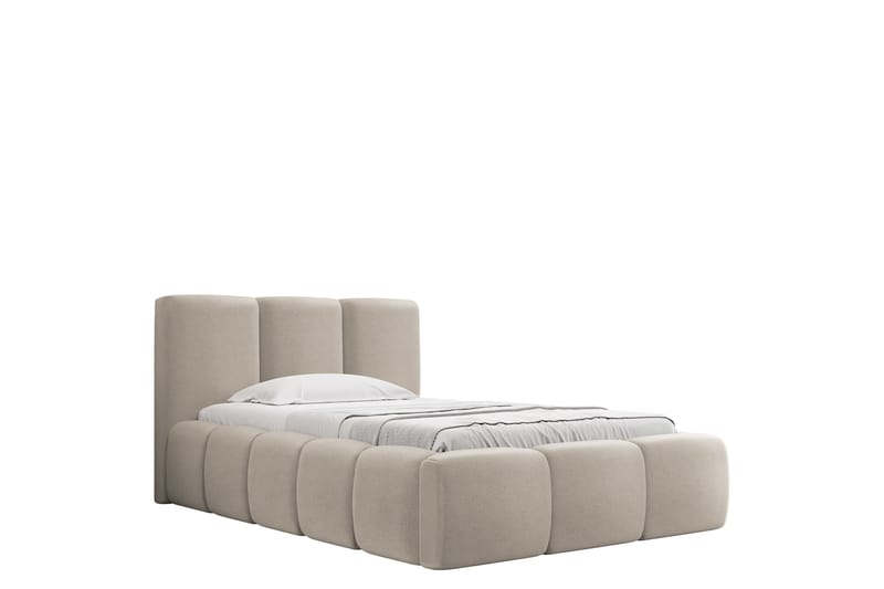 Salvenor Sängram med Förvaring 90x200 cm - Beige - Möbler - Säng - Sängram & sängstomme