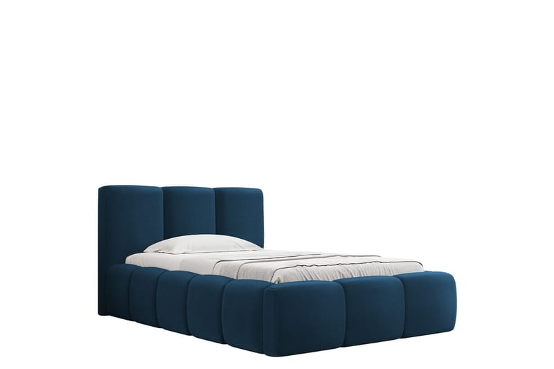 Salvenor Sängram med Förvaring 90x200 cm - Blå - Möbler - Säng - Sängram & sängstomme