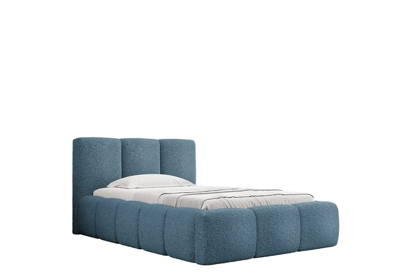 Salvenor Sängram med Förvaring 90x200 cm - Blå - Möbler - Säng - Sängram & sängstomme