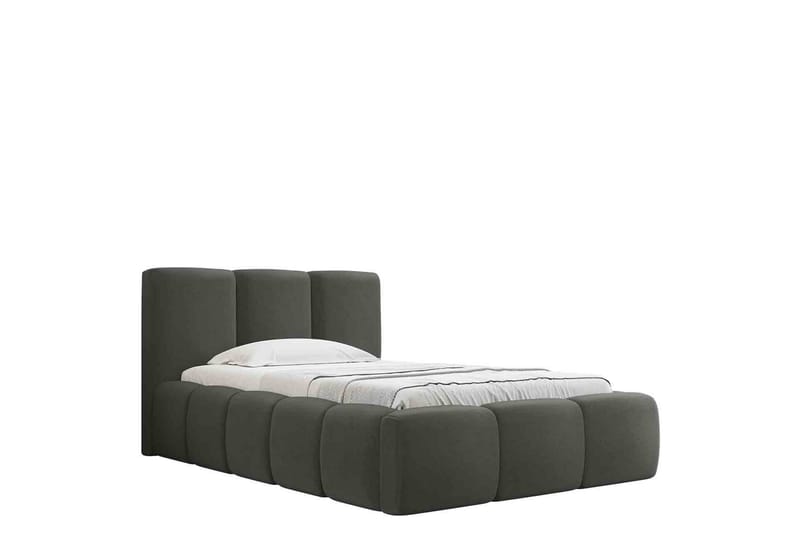 Salvenor Sängram med Förvaring 90x200 cm - Grå - Möbler - Säng - Sängram & sängstomme