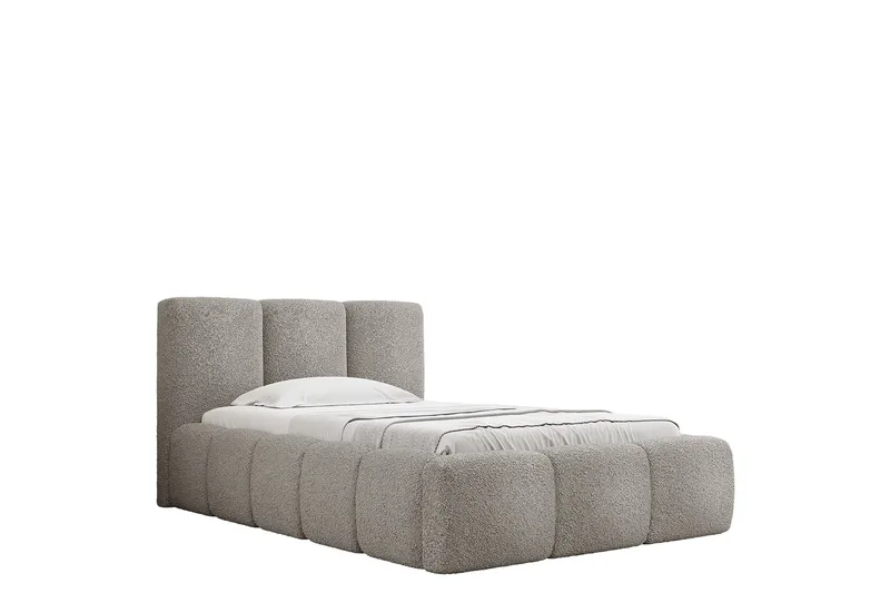 Salvenor Sängram med Förvaring 90x200 cm - Grå - Möbler - Säng - Sängram & sängstomme