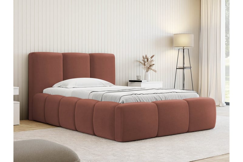 Salvenor Sängram med Förvaring 90x200 cm - Rosa - Möbler - Säng - Sängram & sängstomme