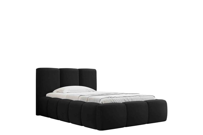 Salvenor Sängram med Förvaring 90x200 cm - Svart - Möbler - Säng - Sängram & sängstomme