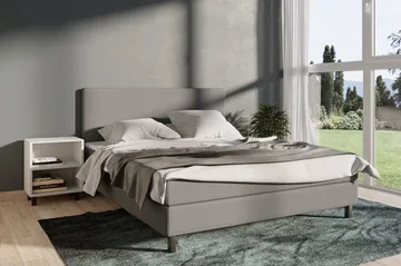 Select No 1 Komplett Sängpaket 140x200 - Ljusgrå/Svart - Möbler - Säng - Komplett sängpaket