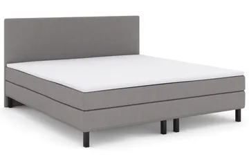 Select No 1 Komplett Sängpaket 210x210 - Ljusgrå/Svart - Möbler - Säng - Komplett sängpaket