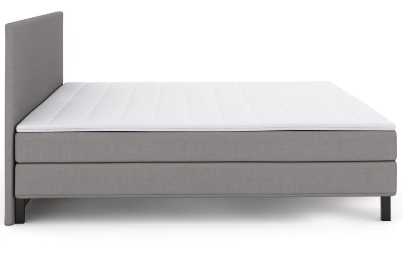 Select No 1 Komplett Sängpaket 210x210 - Ljusgrå/Svart - Möbler - Säng - Komplett sängpaket