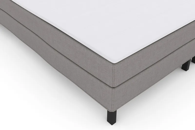 Select No 1 Komplett Sängpaket 210x210 - Ljusgrå/Svart - Möbler - Säng - Komplett sängpaket
