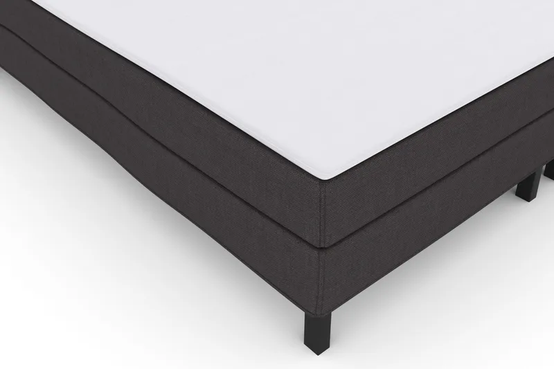Select No 1 Komplett Sängpaket 210x210 - Mörkgrå/Svart - Möbler - Säng - Komplett sängpaket