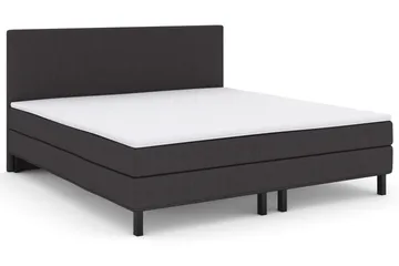 Select No 1 Komplett Sängpaket 210x210 - Mörkgrå/Svart - Möbler - Säng - Komplett sängpaket