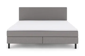 Select No 2 Komplett Sängpaket 210x210 - Ljusgrå/Svart - Möbler - Säng - Komplett sängpaket