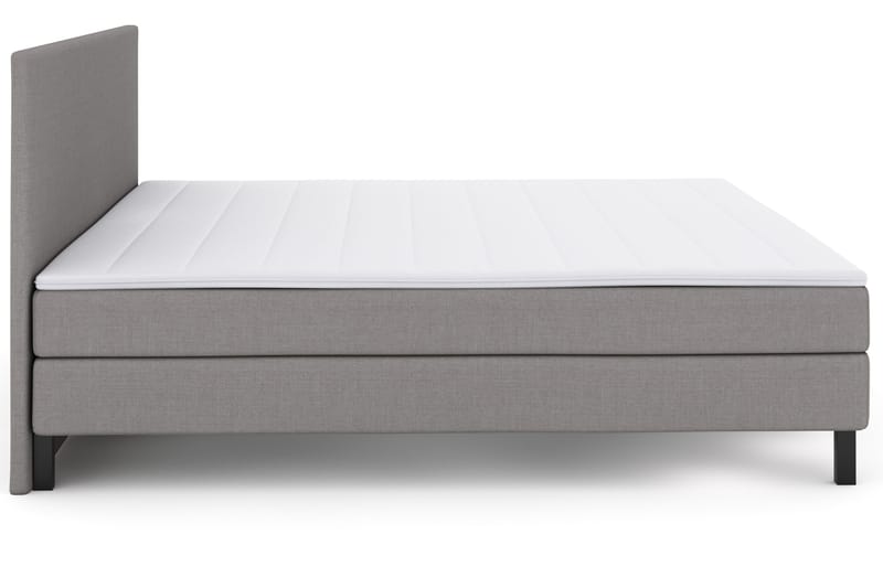 Select No 2 Komplett Sängpaket 210x210 - Ljusgrå/Svart - Möbler - Säng - Komplett sängpaket