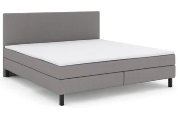 Select No 2 Komplett Sängpaket 210x210 - Ljusgrå/Svart - Möbler - Säng - Komplett sängpaket
