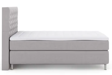 Select No 3 Komplett Sängpaket 120x200 Medium - Ljusgrå/Metall - Möbler - Säng - Komplett sängpaket