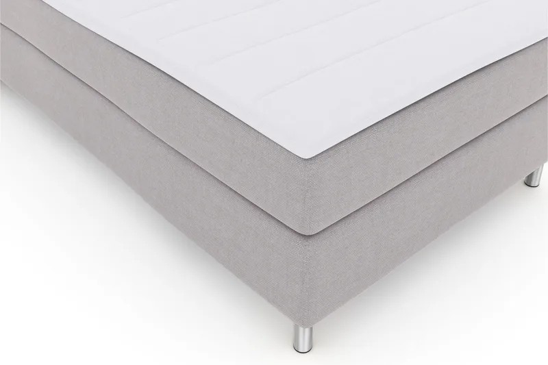Select No 3 Komplett Sängpaket 120x200 Medium - Ljusgrå/Metall - Möbler - Säng - Komplett sängpaket