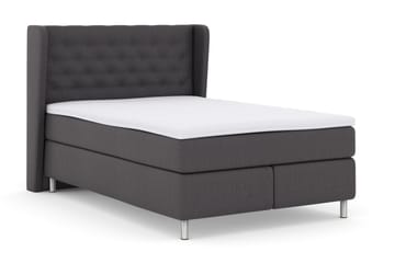 Select No 3 Komplett Sängpaket 140x200 Fast - Mörkgrå/Metall - Möbler - Säng - Komplett sängpaket