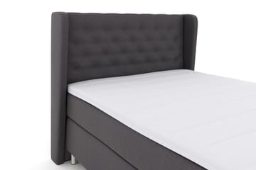 Select No 3 Komplett Sängpaket 140x200 Fast - Mörkgrå/Metall - Möbler - Säng - Komplett sängpaket