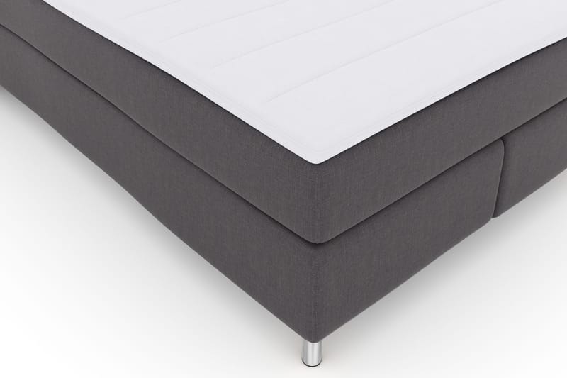 Select No 3 Komplett Sängpaket 140x200 Fast - Mörkgrå/Metall - Möbler - Säng - Komplett sängpaket