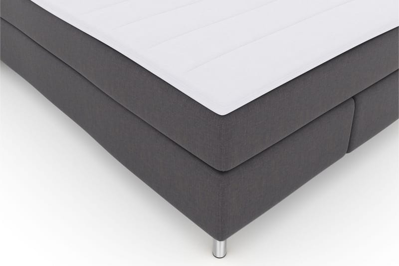 Select No 3 Komplett Sängpaket 140x200 Fast/Medium - Mörkgrå/Metall - Möbler - Säng - Komplett sängpaket