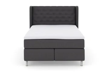 Select No 3 Komplett Sängpaket 140x200 Fast/Medium - Mörkgrå/Metall - Möbler - Säng - Komplett sängpaket