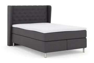 Select No 3 Komplett Sängpaket 140x200 Fast/Medium - Mörkgrå/Metall - Möbler - Säng - Komplett sängpaket