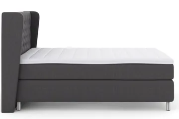 Select No 3 Komplett Sängpaket 140x200 Fast/Medium - Mörkgrå/Metall - Möbler - Säng - Komplett sängpaket
