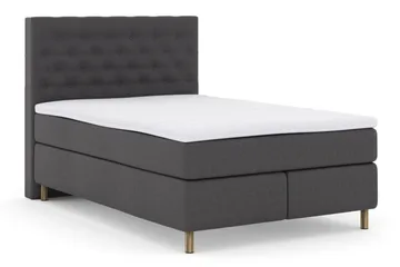 Select No 3 Komplett Sängpaket 140x200 Medium - Mörkgrå/Koppar - Möbler - Säng - Komplett sängpaket