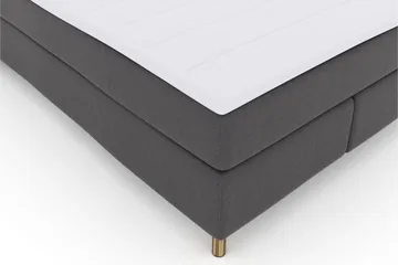 Select No 3 Komplett Sängpaket 140x200 Medium - Mörkgrå/Koppar - Möbler - Säng - Komplett sängpaket