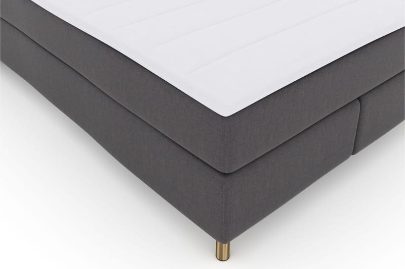 Select No 3 Komplett Sängpaket 140x200 Medium - Mörkgrå/Koppar - Möbler - Säng - Komplett sängpaket