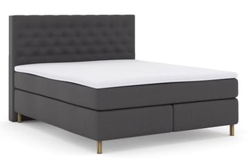 Select No 3 Komplett Sängpaket 160x200 Fast - Mörkgrå/Koppar - Möbler - Säng - Komplett sängpaket