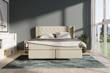 Select No 3 Komplett Sängpaket 180x200 Fast - Beige/Koppar - Möbler - Säng - Komplett sängpaket
