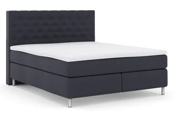 Select No 3 Komplett Sängpaket 210x210 Medium - Blå/Metall - Möbler - Säng - Komplett sängpaket