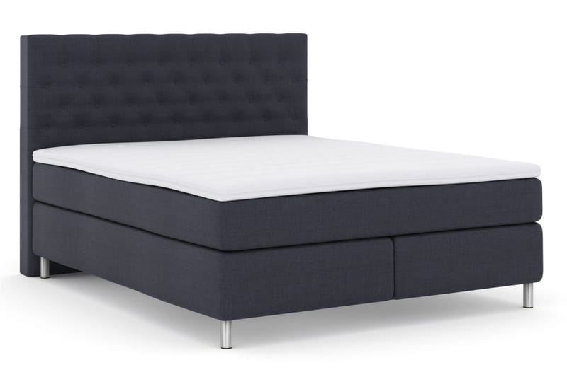 Select No 3 Komplett Sängpaket 210x210 Medium - Blå/Metall - Möbler - Säng - Komplett sängpaket